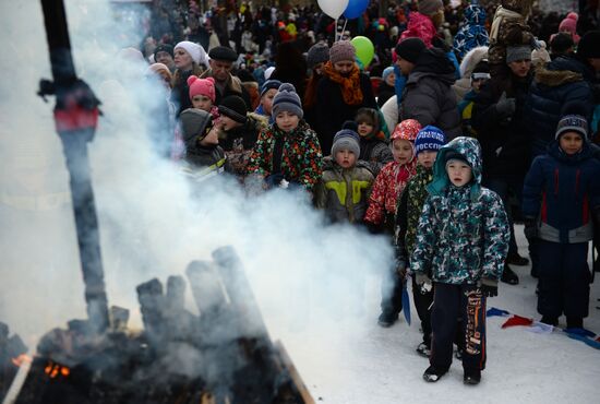 Maslenitsa celebrated in Russian regions