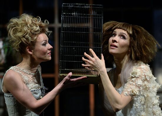 The Dog in the Manger play run-through at Moscow Satire Theater