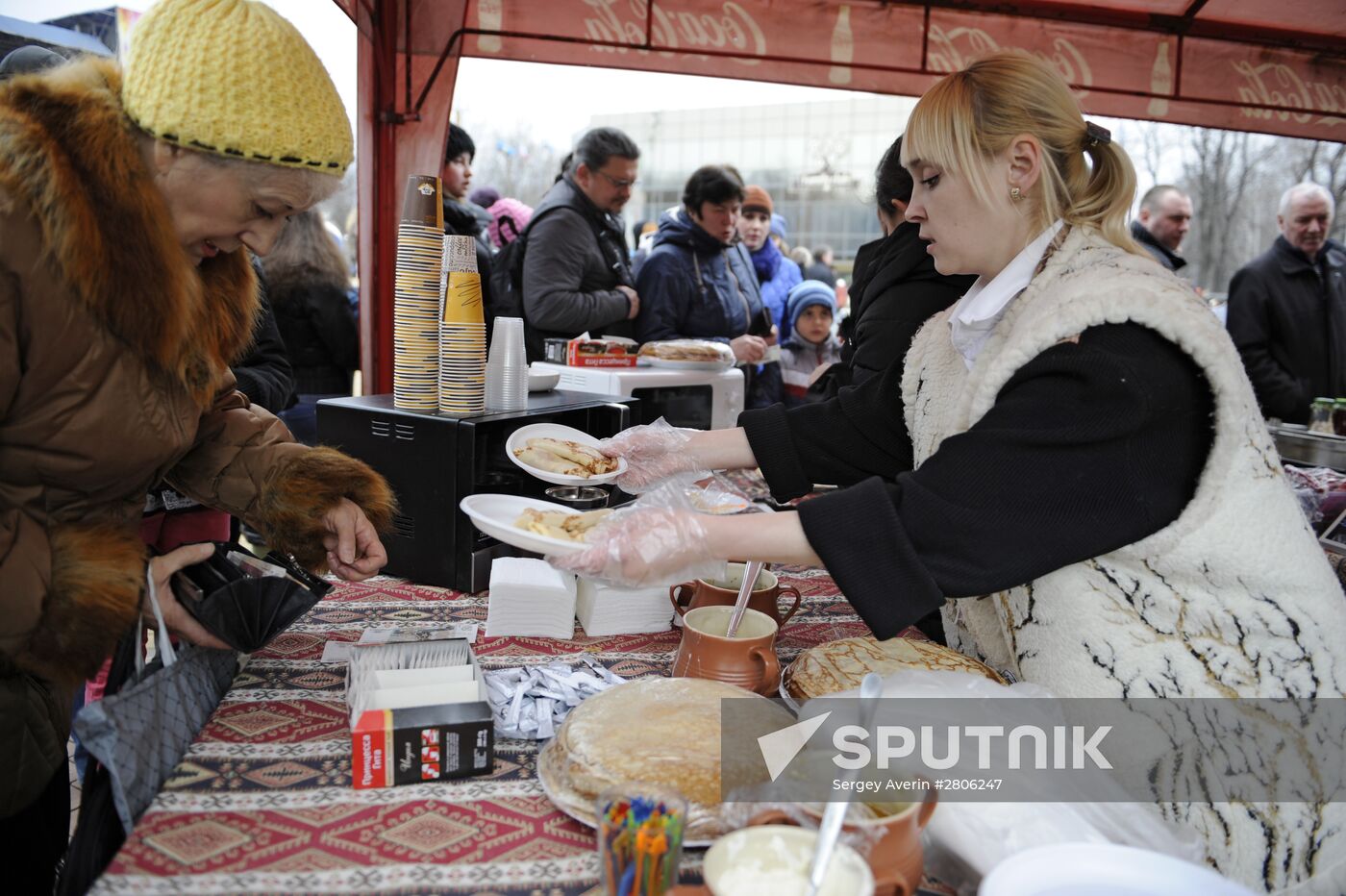 Maslenitsa celebrated in Donetsk