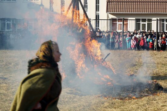 Maslenitsa celebrated in Russian regions