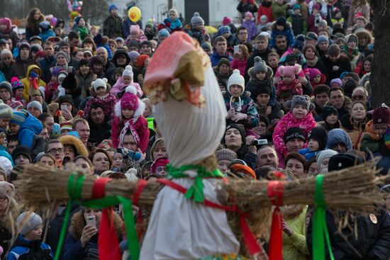 Maslenitsa celebrated in Russian regions