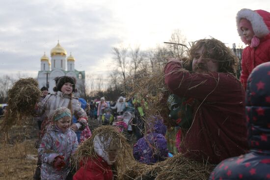 Maslenitsa celebrated in Russian regions