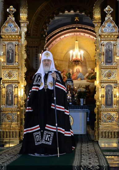 Patriarchal service on Shrove Sunday