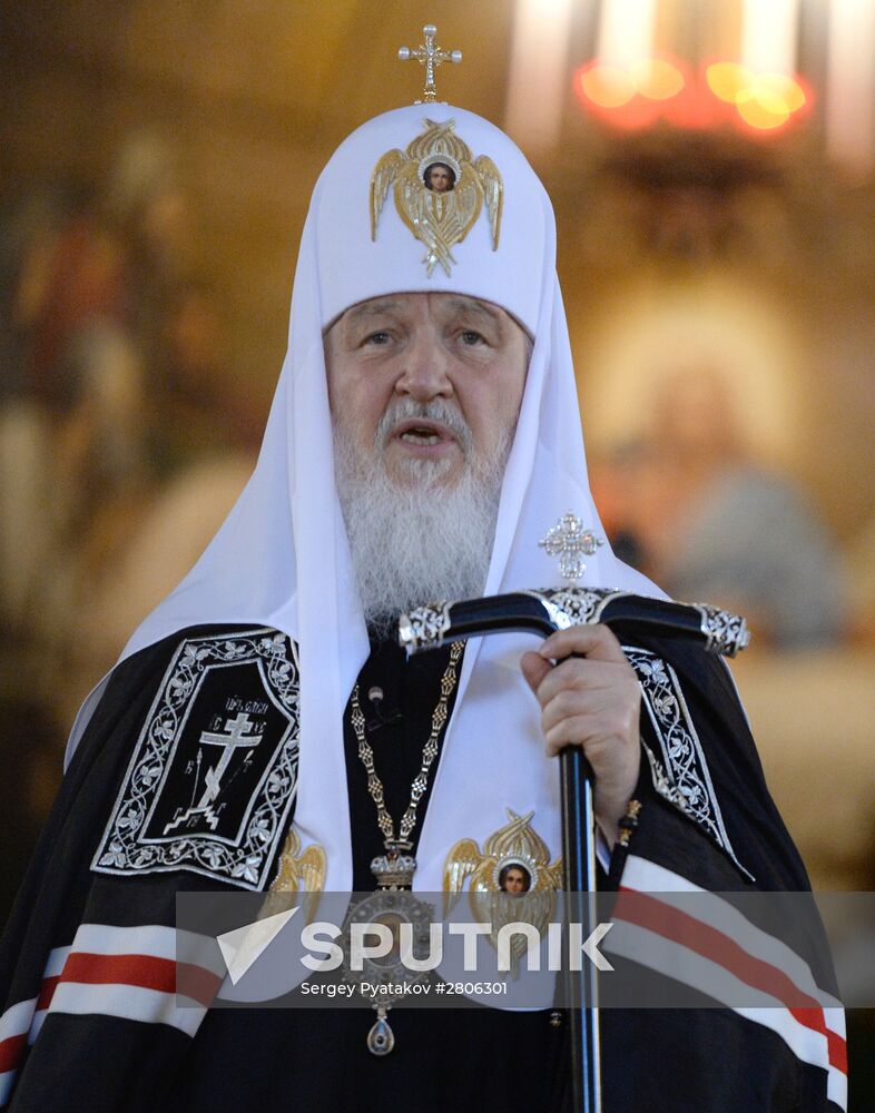 Patriarchal service on Shrove Sunday