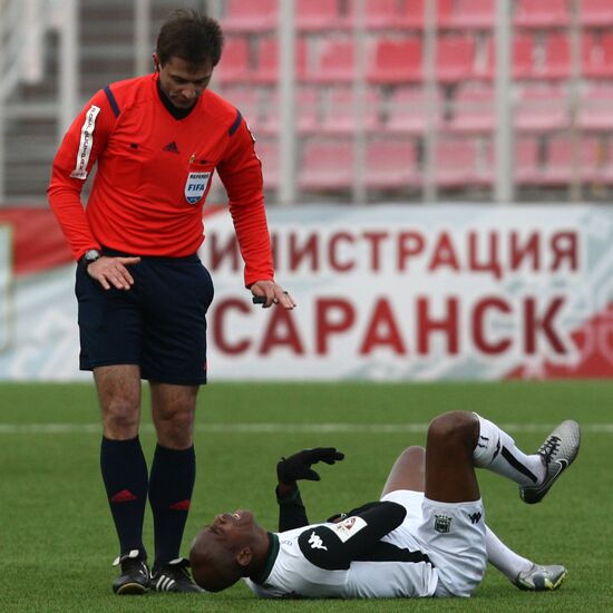 Russian Football Premier League. Mordovia vs. Krasnodar