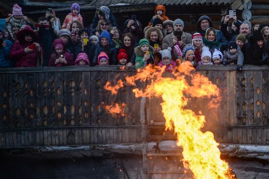 Maslenitsa celebrated in Moscow