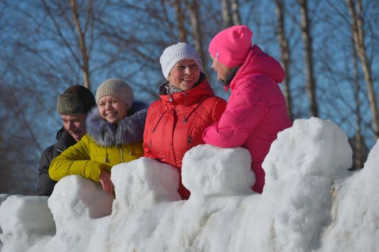 Maslenitsa celebrated in Russian regions