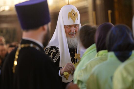 Patriarchal service on Forgiveness Sunday