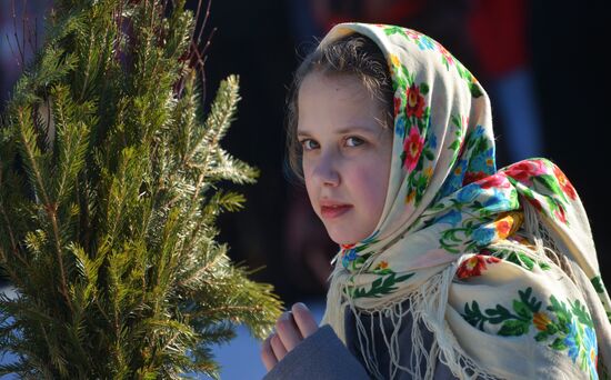 Maslenitsa celebrated in Russian regions