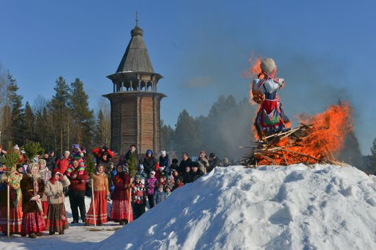 Maslenitsa celebrated in Russian regions
