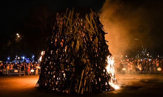 Maslenitsa celebrated in Moscow