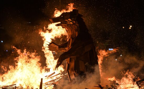 Maslenitsa celebrated in Moscow