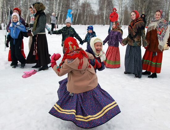 Maslenitsa celebrated in Russian regions