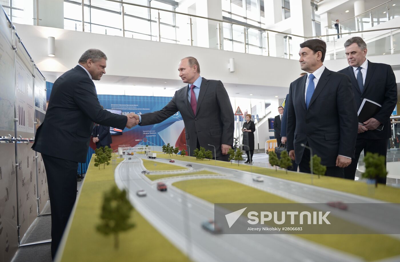 President Vladimir Putin visits Central Federal District