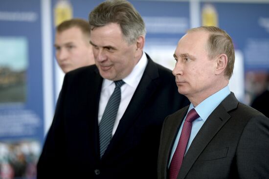 President Vladimir Putin visits Central Federal District