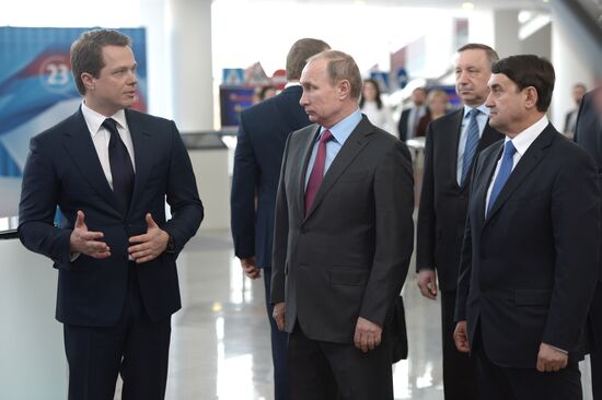 President Vladimir Putin visits Central Federal District