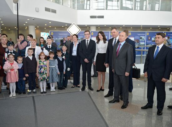 President Vladimir Putin visits Central Federal District