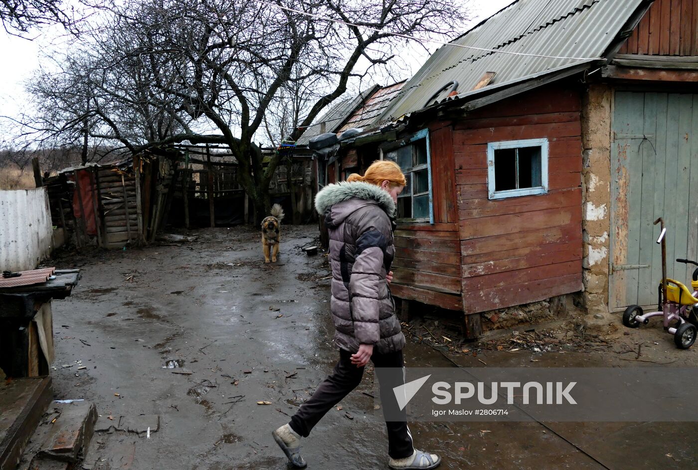 Results of gunfire against Zaitsevo Village, Donetsk Region