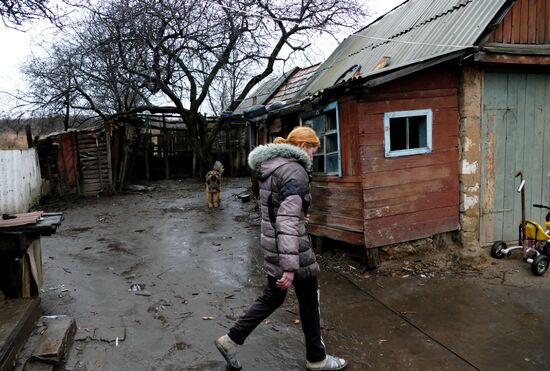 Results of gunfire against Zaitsevo Village, Donetsk Region