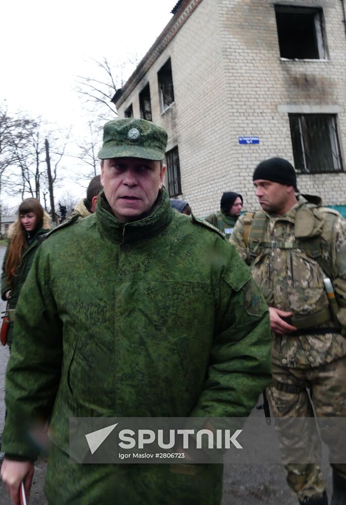 Results of gunfire against Zaitsevo Village, Donetsk Region