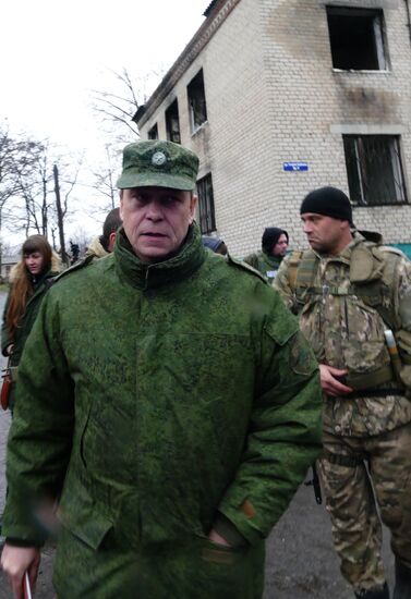 Results of gunfire against Zaitsevo Village, Donetsk Region