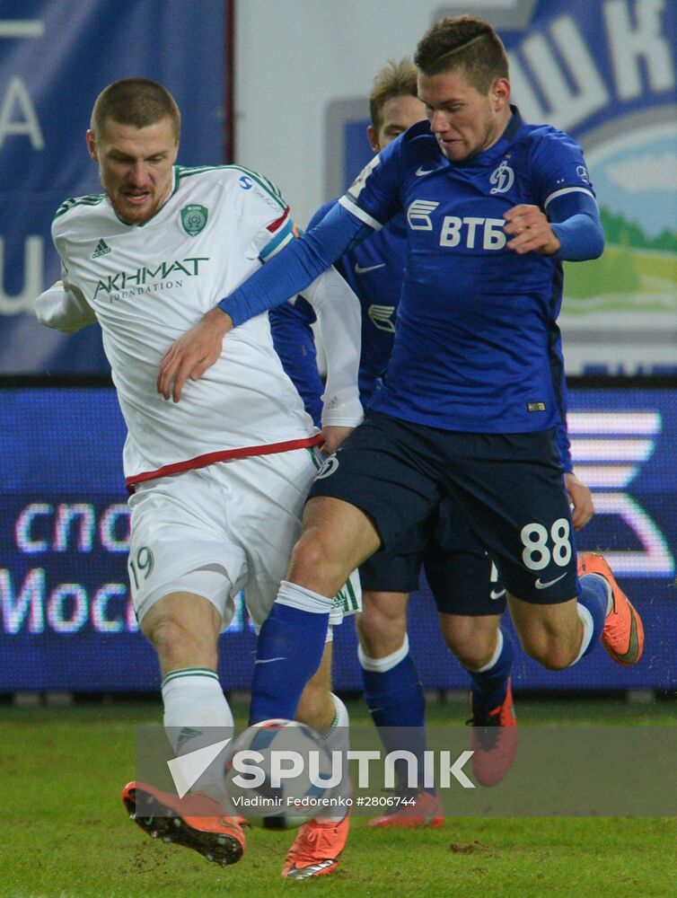 Russian Football Premier League. Dynamo vs. Terek