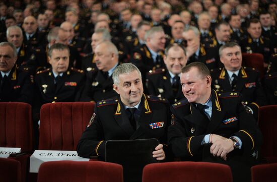 Extended meeting of the Russian Interior Ministry Board