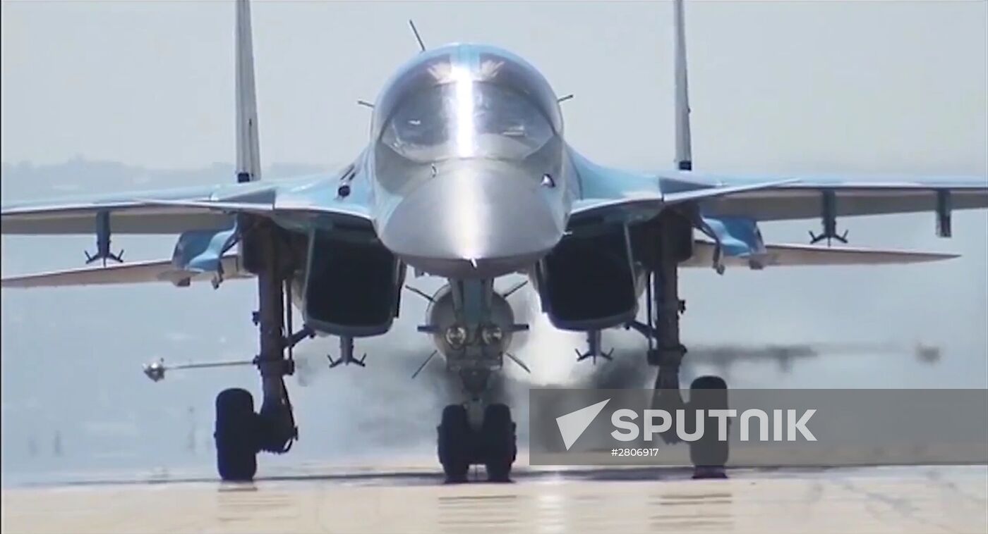 The first group of Russian aircraft from the Hmeimim Airbase departs for home bases in Russia