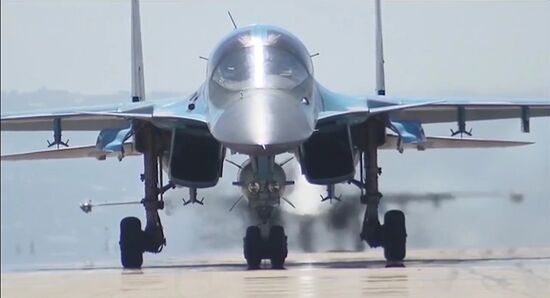 The first group of Russian aircraft from the Hmeimim Airbase departs for home bases in Russia