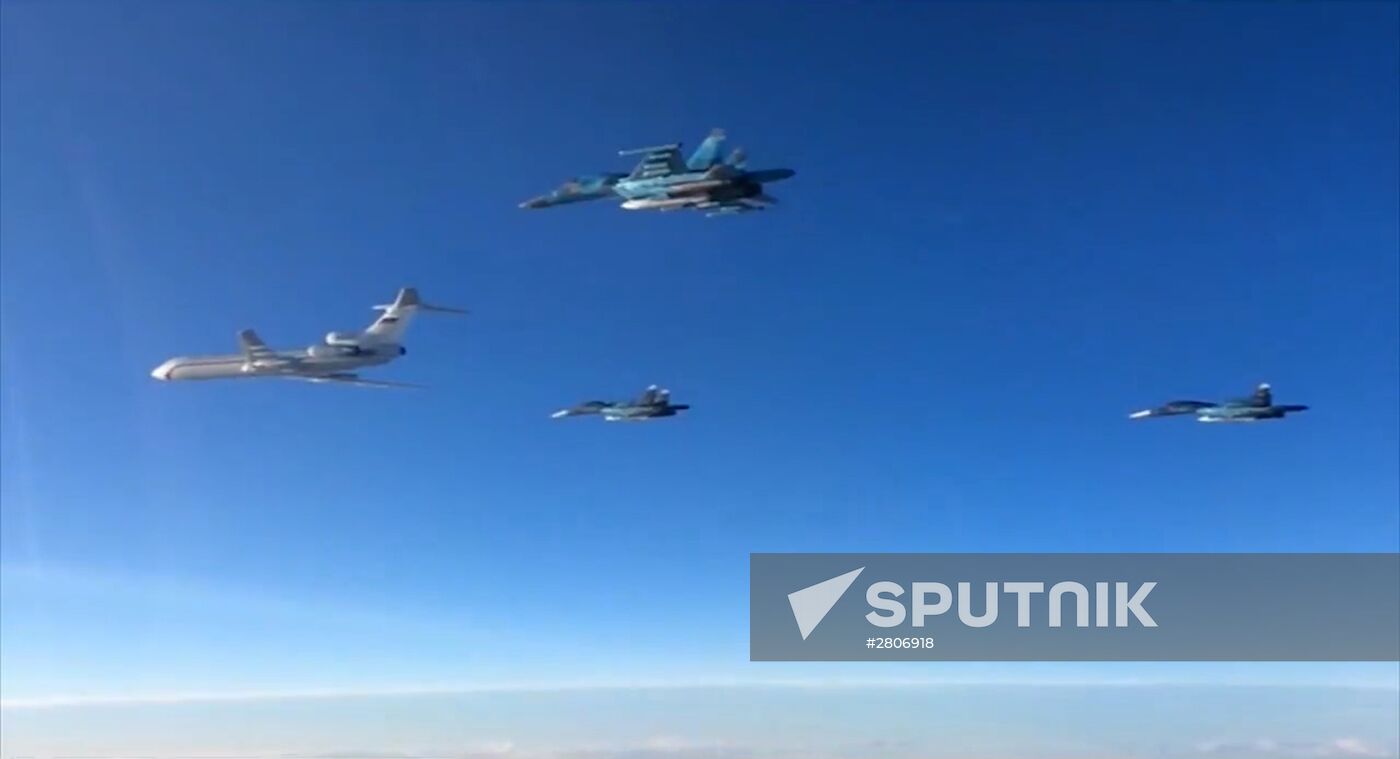 The first group of Russian aircraft from the Hmeimim Airbase departs for home bases in Russia