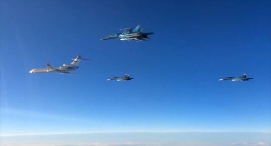 The first group of Russian aircraft from the Hmeimim Airbase departs for home bases in Russia