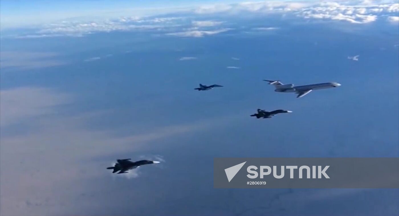 The first group of Russian aircraft from the Hmeimim Airbase departs for home bases in Russia
