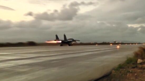 The first group of Russian aircraft from the Hmeimim Airbase departs for home bases in Russia