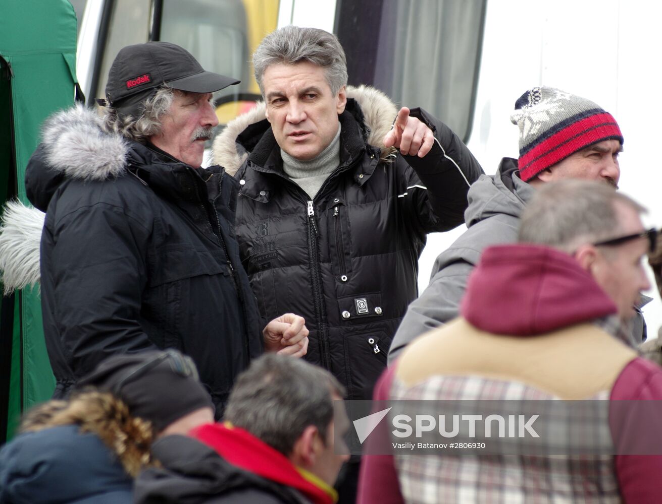 Filming "Crimean Spring" in Sevastopol