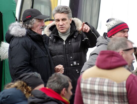 Filming "Crimean Spring" in Sevastopol