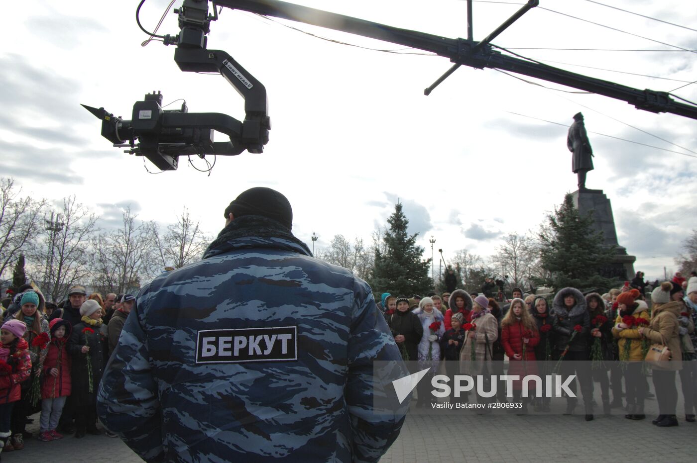 Filming "Crimean Spring" in Sevastopol