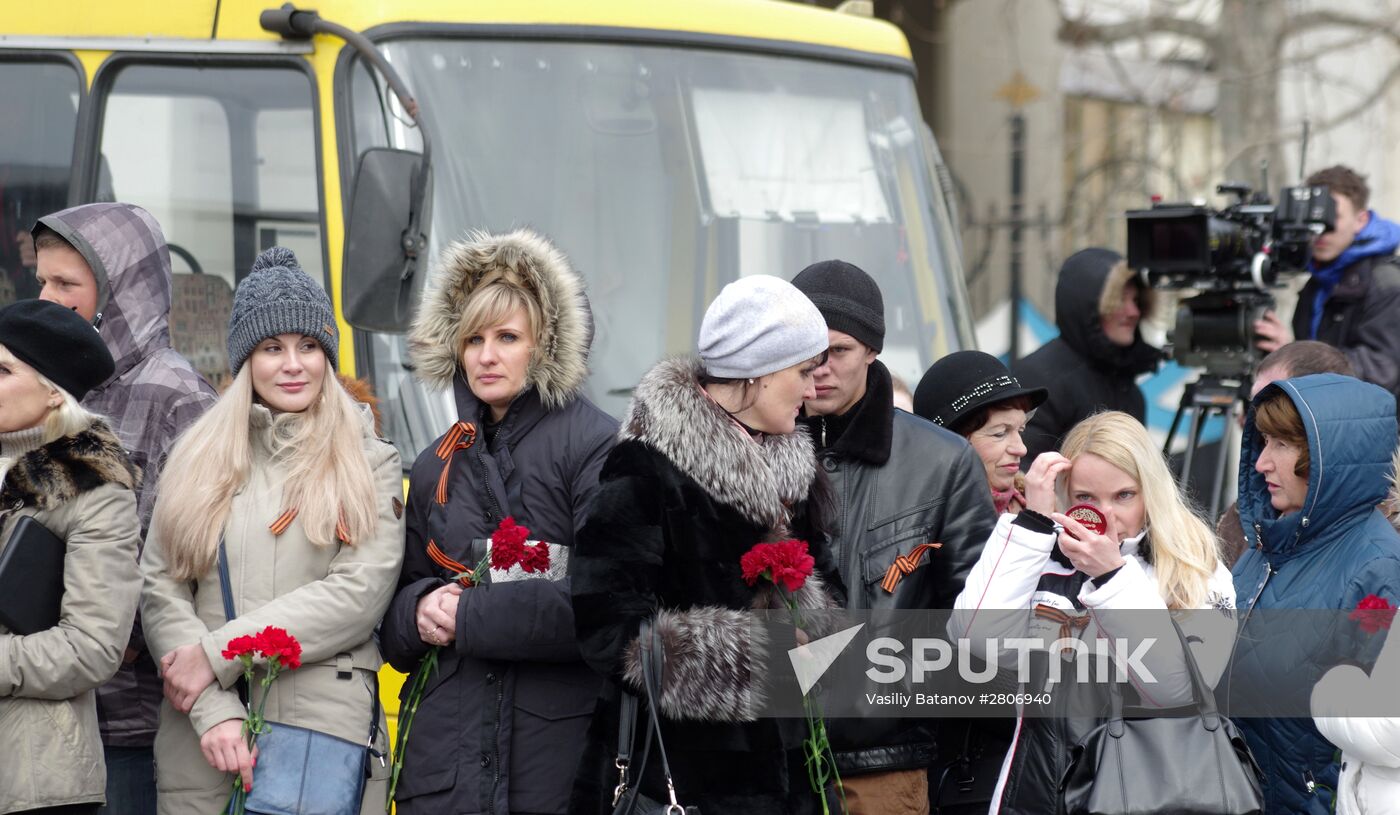 Filming "Crimean Spring" in Sevastopol