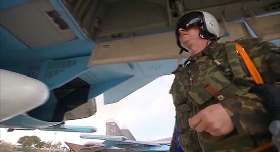 The first group of Russian aircraft from the Hmeimim Airbase departs for home bases in Russia