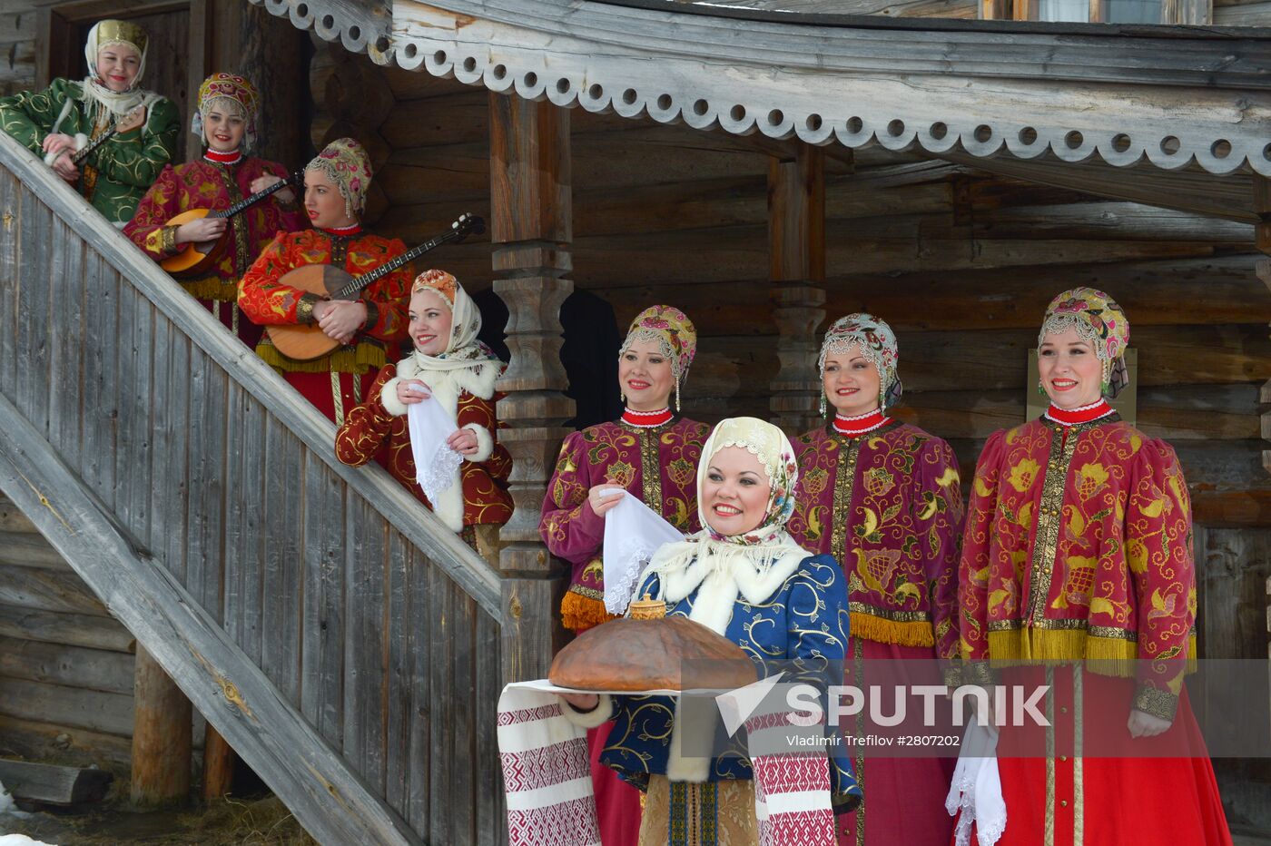 Photo call of State Academic Northern Russian Folklore Choir