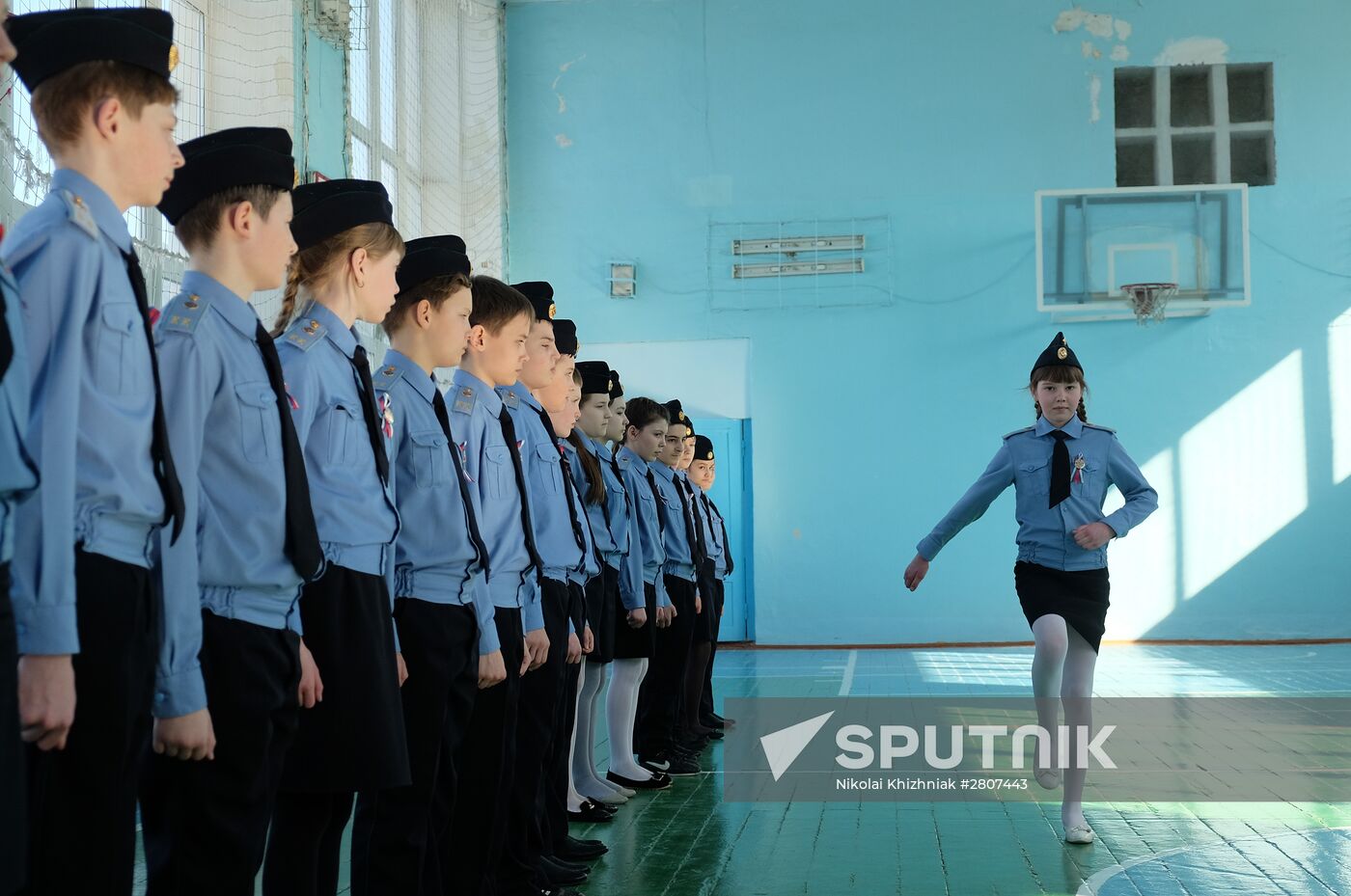 Border Patrol Young Helpers cadet club in Samara Region