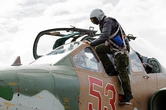 Russian Aerospace Forces aircraft leave Hmeimim airbase in Syria