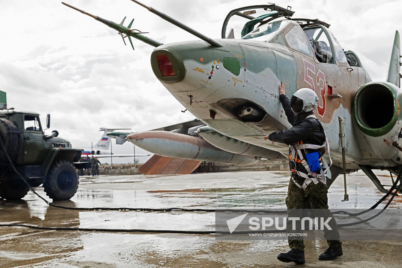 Russian Aerospace Forces aircraft leave Hmeimim airbase in Syria