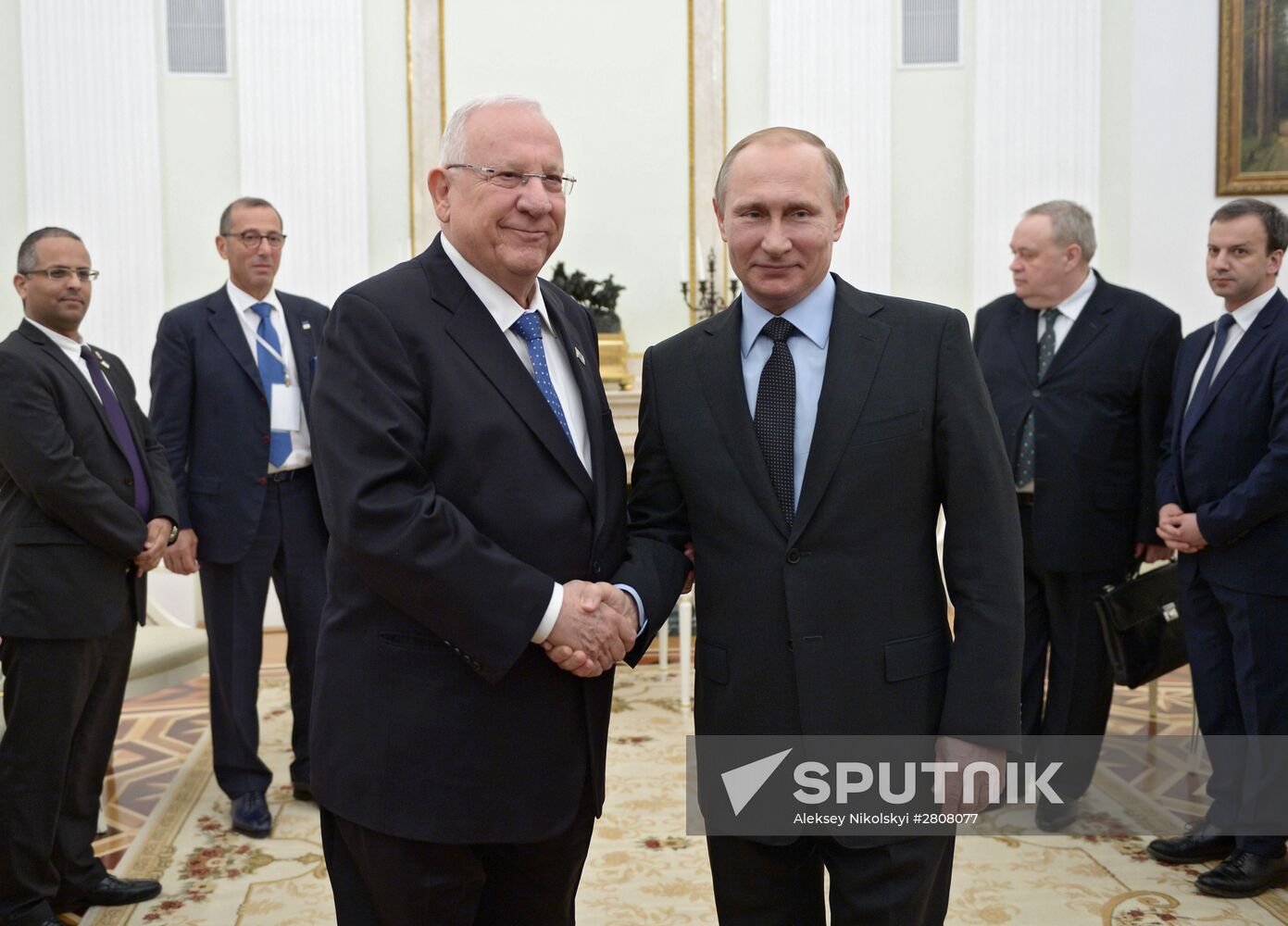Russian President Vladimir Putin's meeting with President of Israel Reuven Rivlin