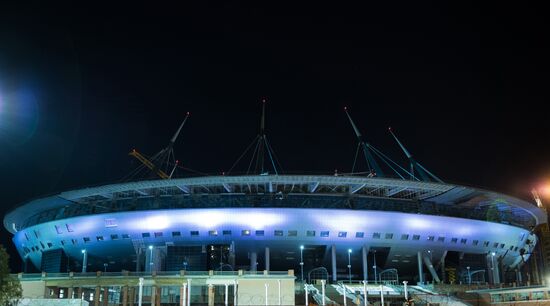 Construction of Zenit Arena Stadium