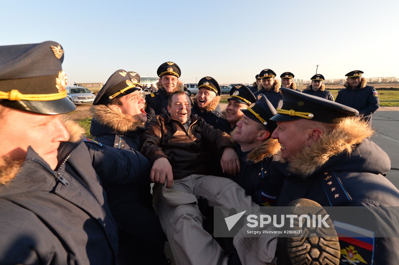 Crews of Russian aircraft welcomed home in Primorye-Akhtarsk from Khmeimim Air Base