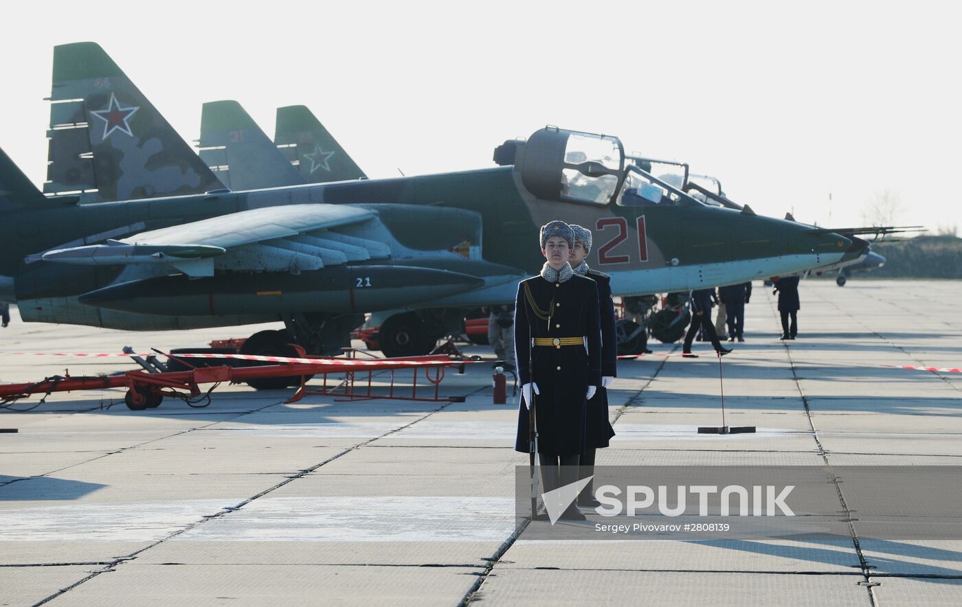Crews of Russian aircraft welcomed home in Primorye-Akhtarsk from Khmeimim Air Base