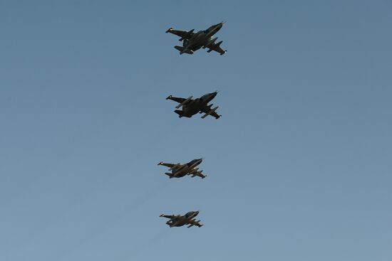 Crews of Russian aircraft welcomed home in Primorye-Akhtarsk from Khmeimim Air Base