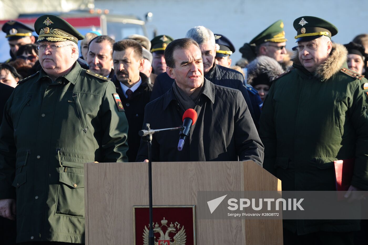 Crews of Russian aircraft welcomed home in Primorye-Akhtarsk from Khmeimim Air Base