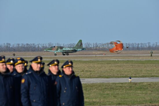 Crews of Russian aircraft welcomed home in Primorye-Akhtarsk from Khmeimim Air Base