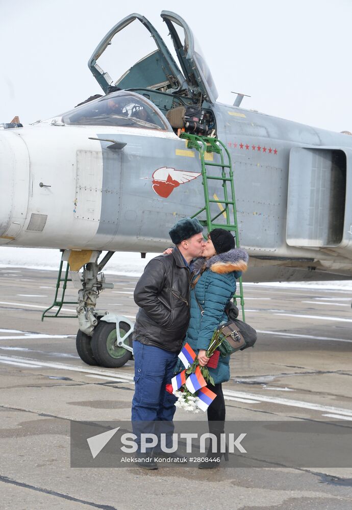 Three Su-24M bombers return to Chelyabinsk Region from Khmeimim Air Base